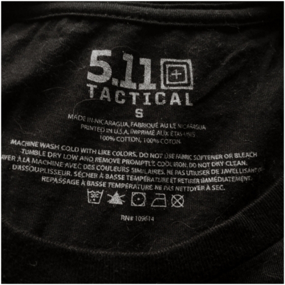 5.11 Tactical Club Ruck Tee-Size S - Picture 5 of 5